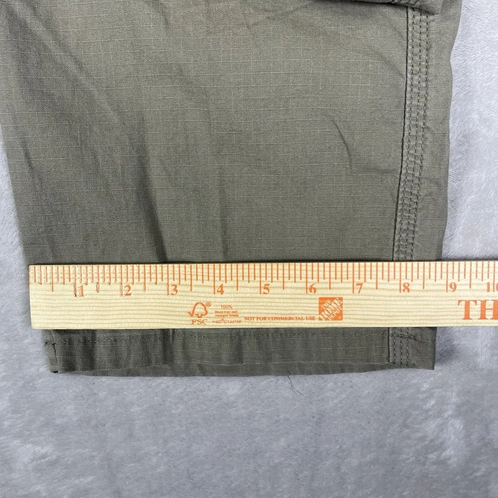 Wrangler Pants Men 40x32 Relaxed Fit Tan Cargo Flex Work Stretch Comfort Ripstop